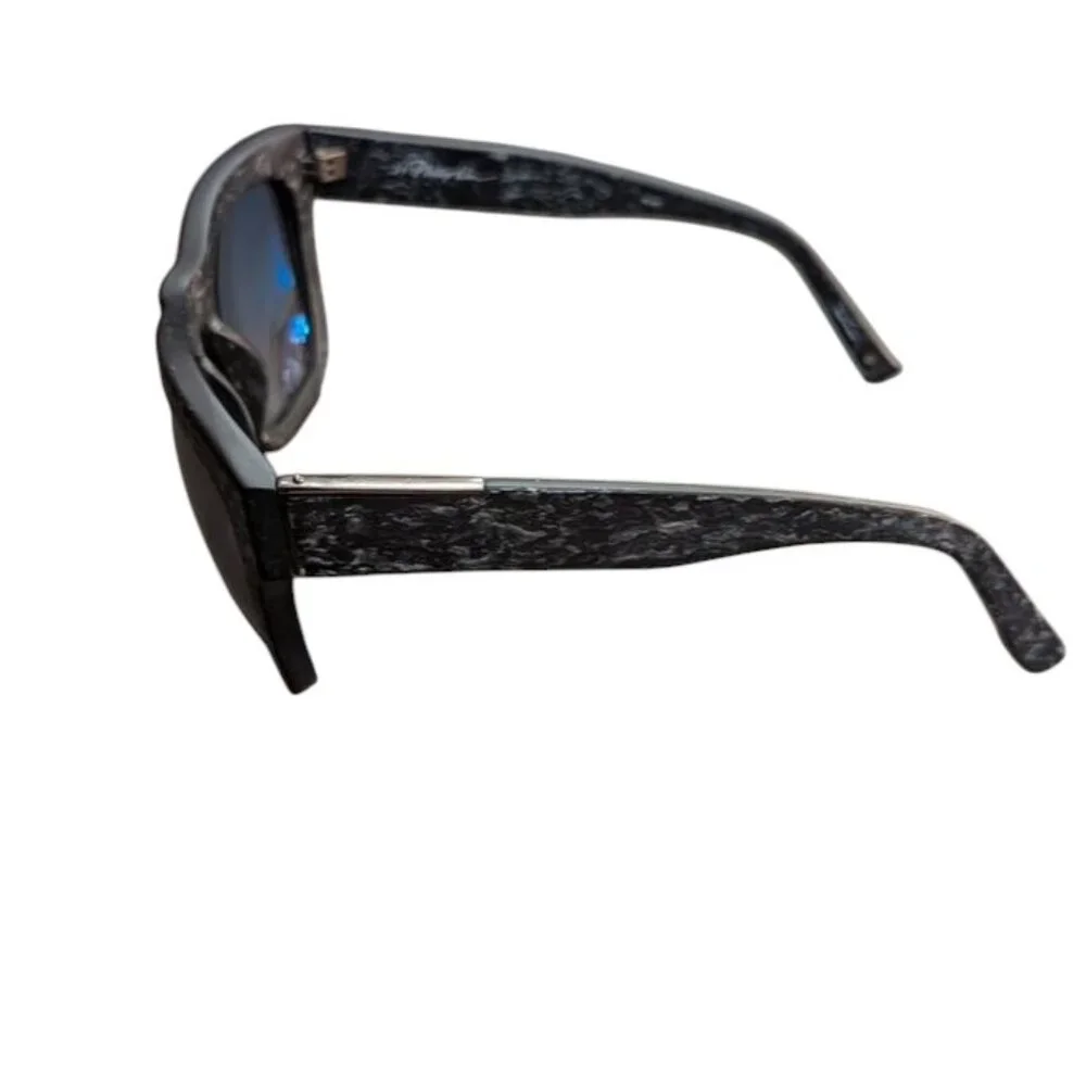 3.1 Phillip Lim x Linda Farrow PI40 56mm Grey Acetate Blue Lens Sunglasses